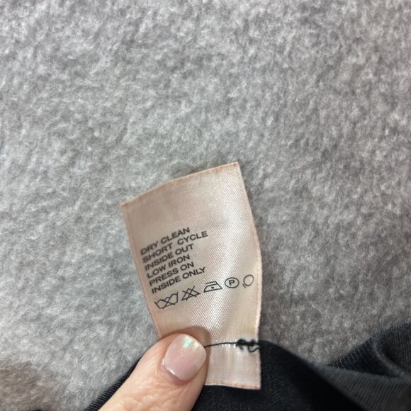 ETC Womens Black Leggings Pants Size 4 - Velvet Suede Texture Spandex Blend - Picture 7 of 12